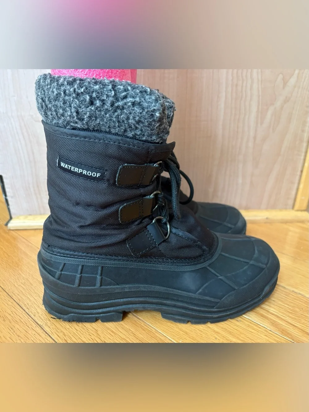 THERMOLITE INSULATED SNOW BOOTS Labo Waterproof Men’s SIZE 7.5 STYLE 107 Black